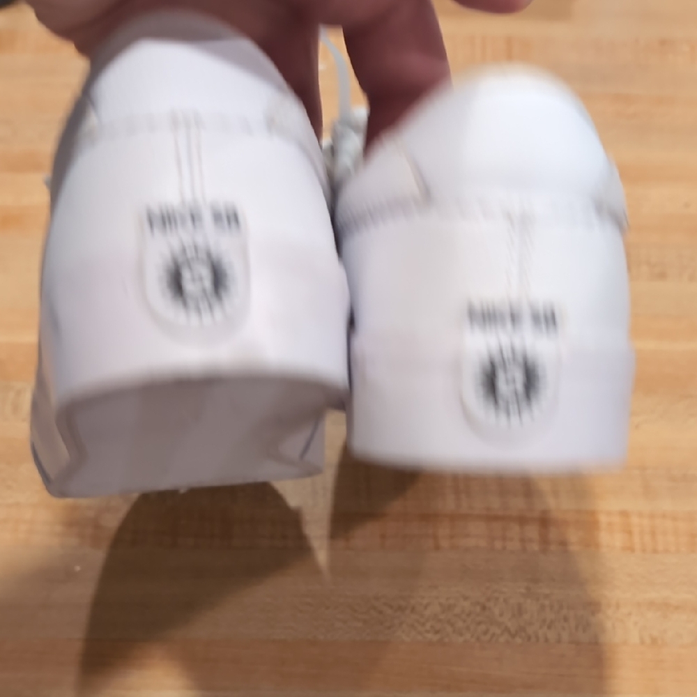 Nike White and Gold Minimalist Sneakers - Picture 6 of 7